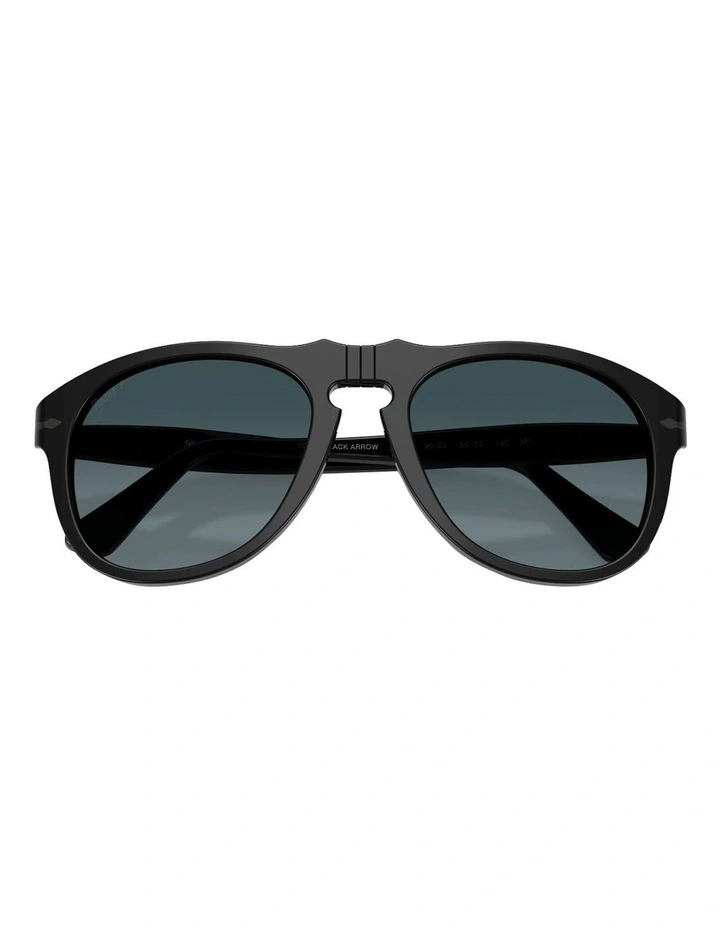 Acetate Polarised PO0649NE Sunglasses in Black image 4