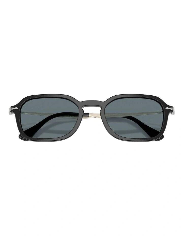 Acetate Polarised Sunglasses in Black image 3