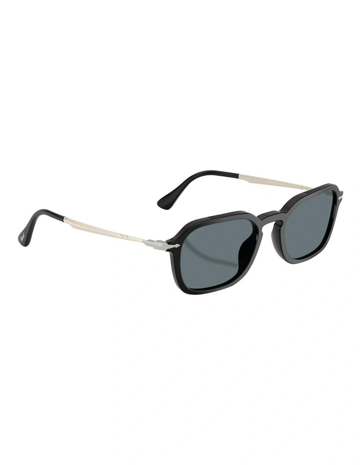 Acetate Polarised Sunglasses in Black image 4