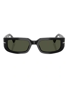Mel Acetate PO3385S Sunglasses in Black