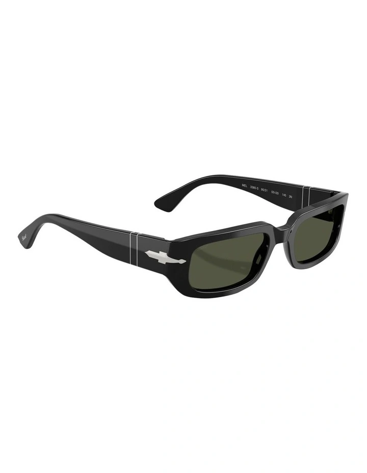 Mel Acetate PO3385S Sunglasses in Black image 5