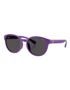 Injected Sunglasses in Purple