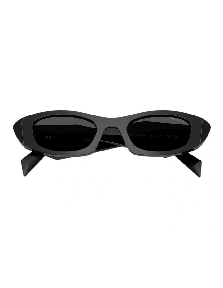 Acetate Sunglasses in Black image 4