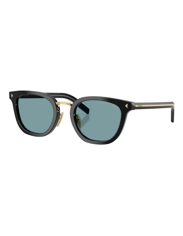 Acetate Polarized Sunglasses in Black image 1