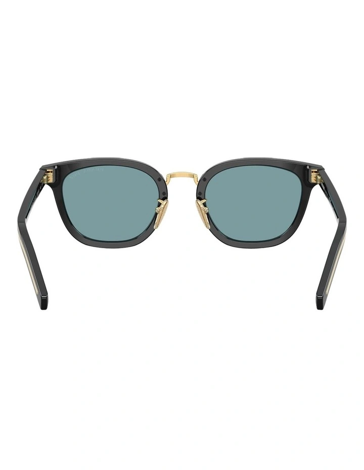 Acetate Polarized Sunglasses in Black image 4