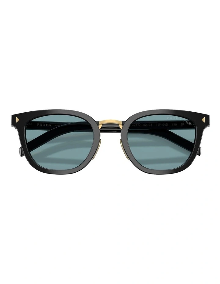 Acetate Polarized Sunglasses in Black image 5