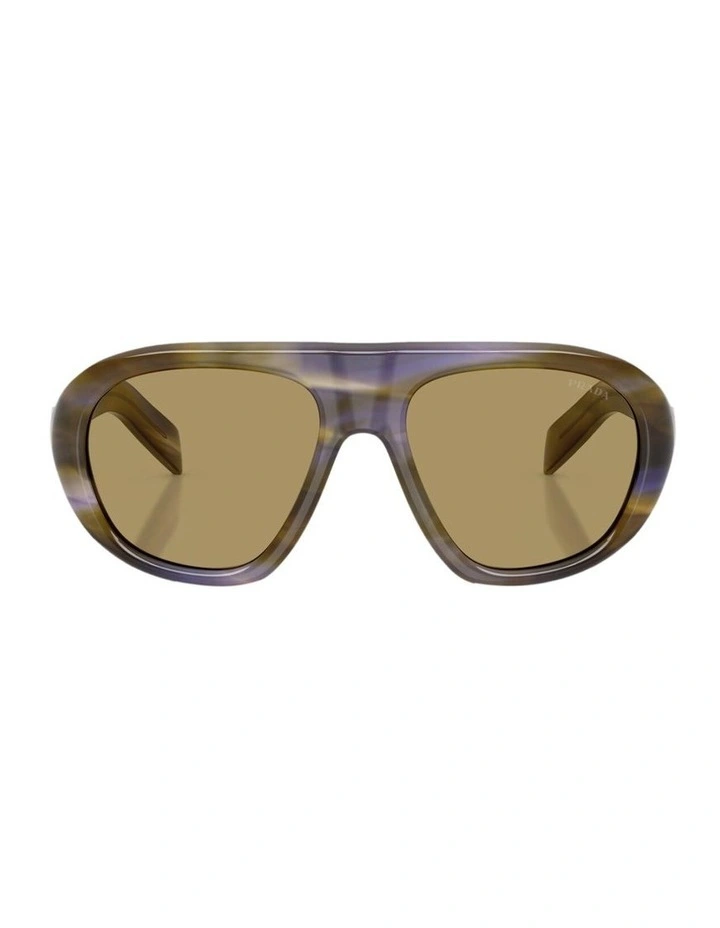 Acetate Sunglasses in Brown image 2