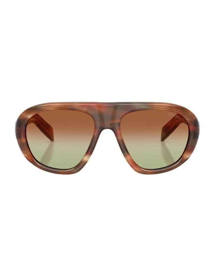 Acetate Sunglasses in Brown image 1