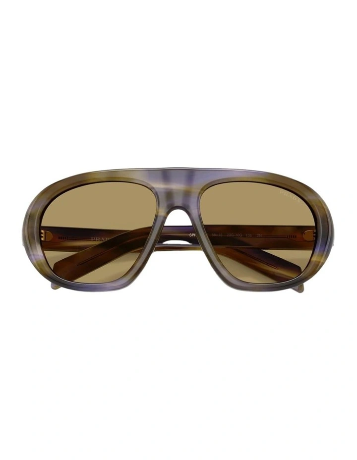 Acetate Sunglasses in Brown image 4