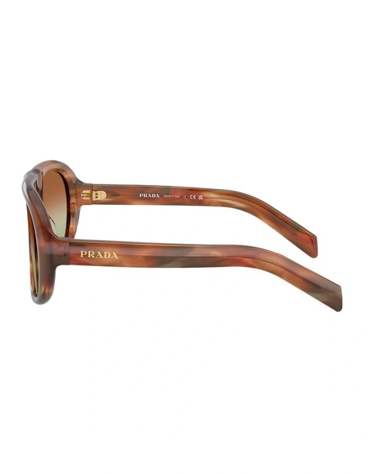 Acetate Sunglasses in Brown image 3