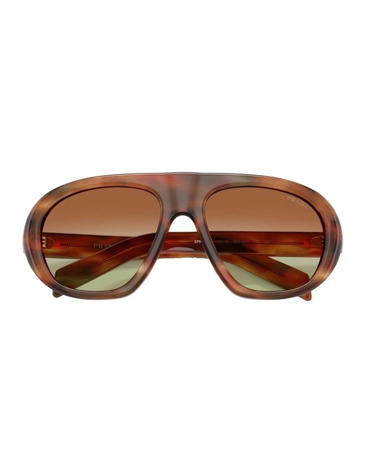 Acetate Sunglasses in Brown image 4