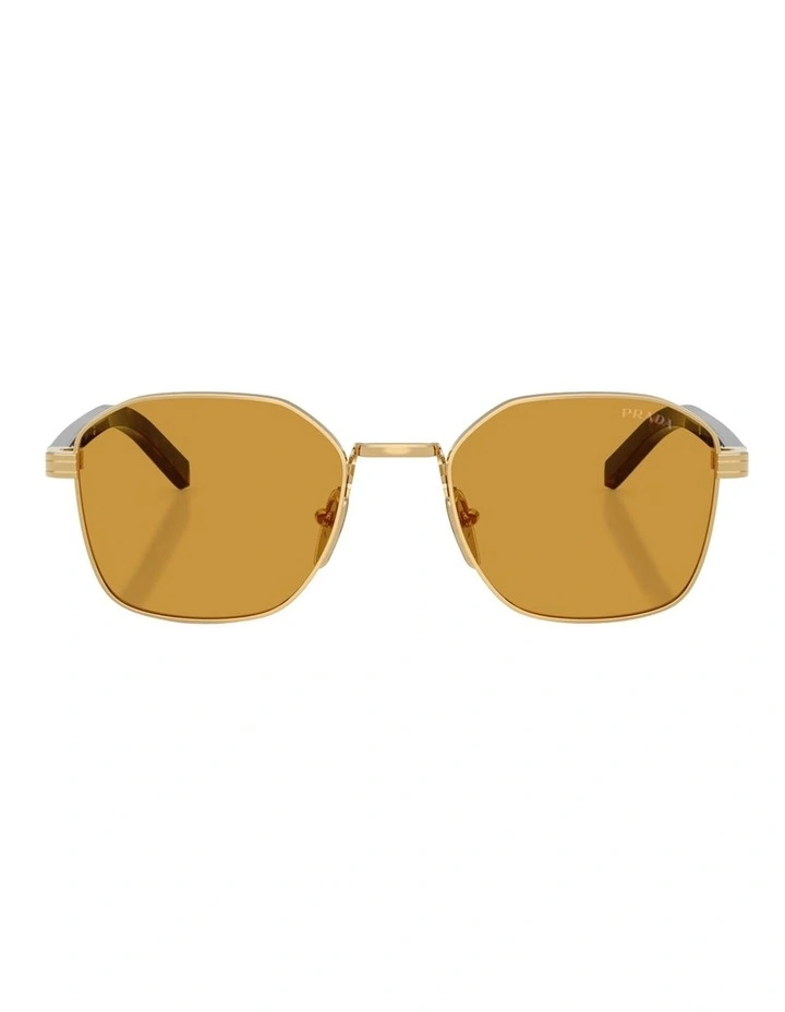 Steel Sunglasses in Gold image 2