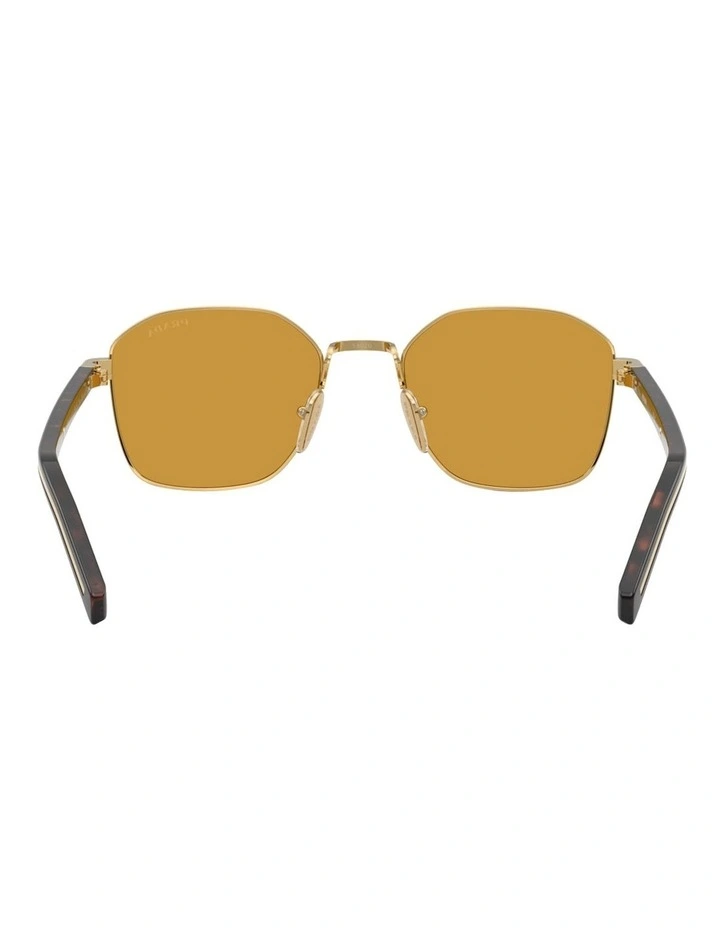 Steel Sunglasses in Gold image 4