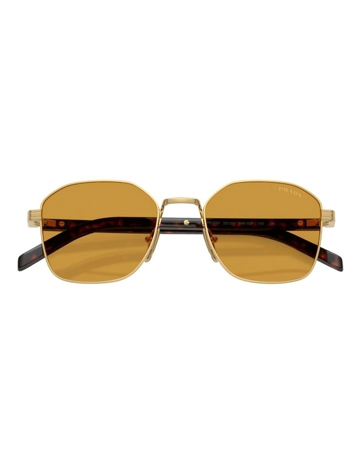 Steel Sunglasses in Gold image 5