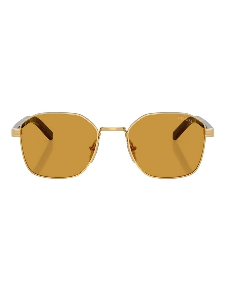 Steel Sunglasses in Gold image 2