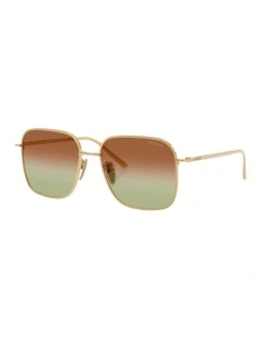 Metal Sunglasses in Gold