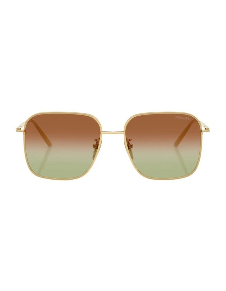 Metal Sunglasses in Gold image 2