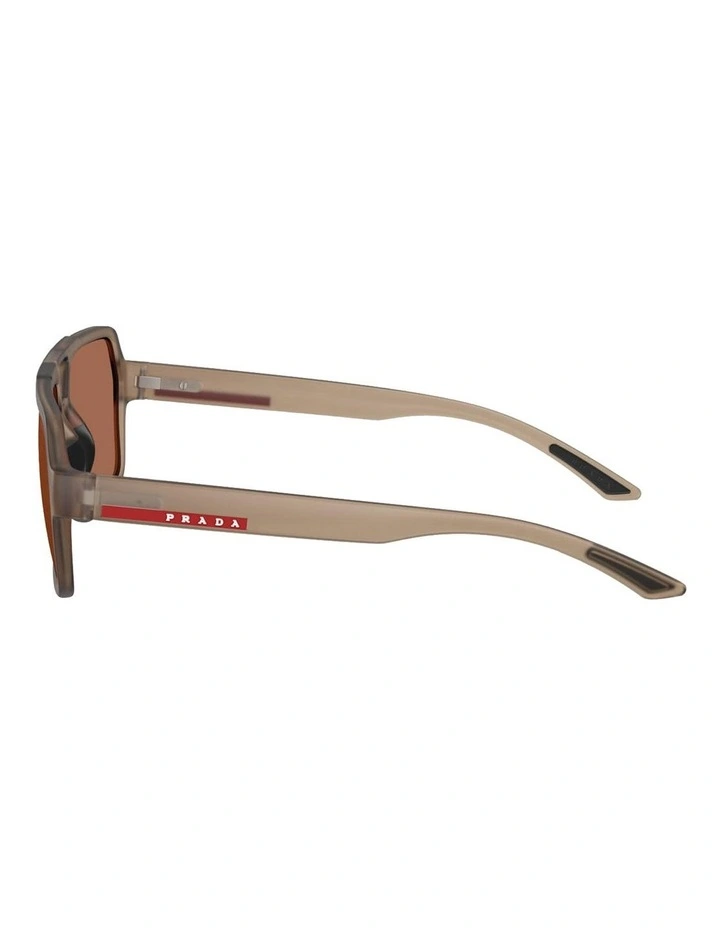 Injected Sunglasses in Brown image 3