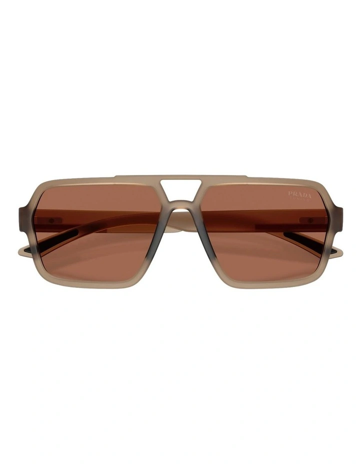 Injected Sunglasses in Brown image 5
