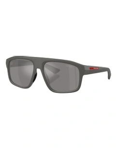 Injected Sunglasses in Grey
