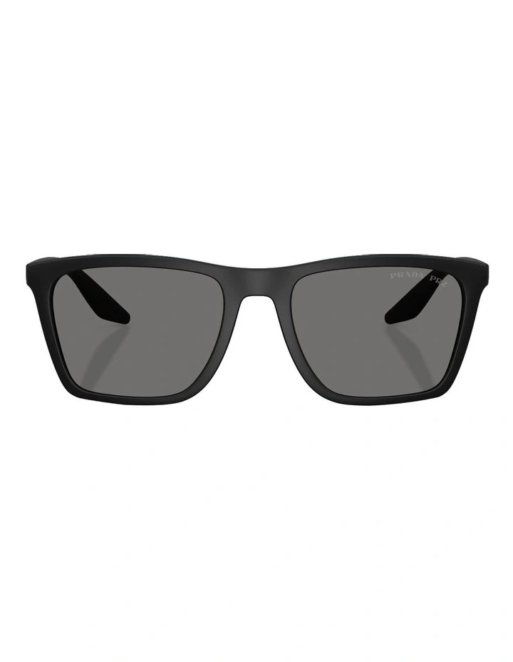 Injected Polarised Sunglasses in Black image 2