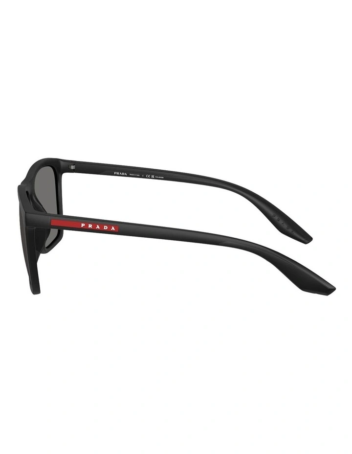Injected Polarised Sunglasses in Black image 3