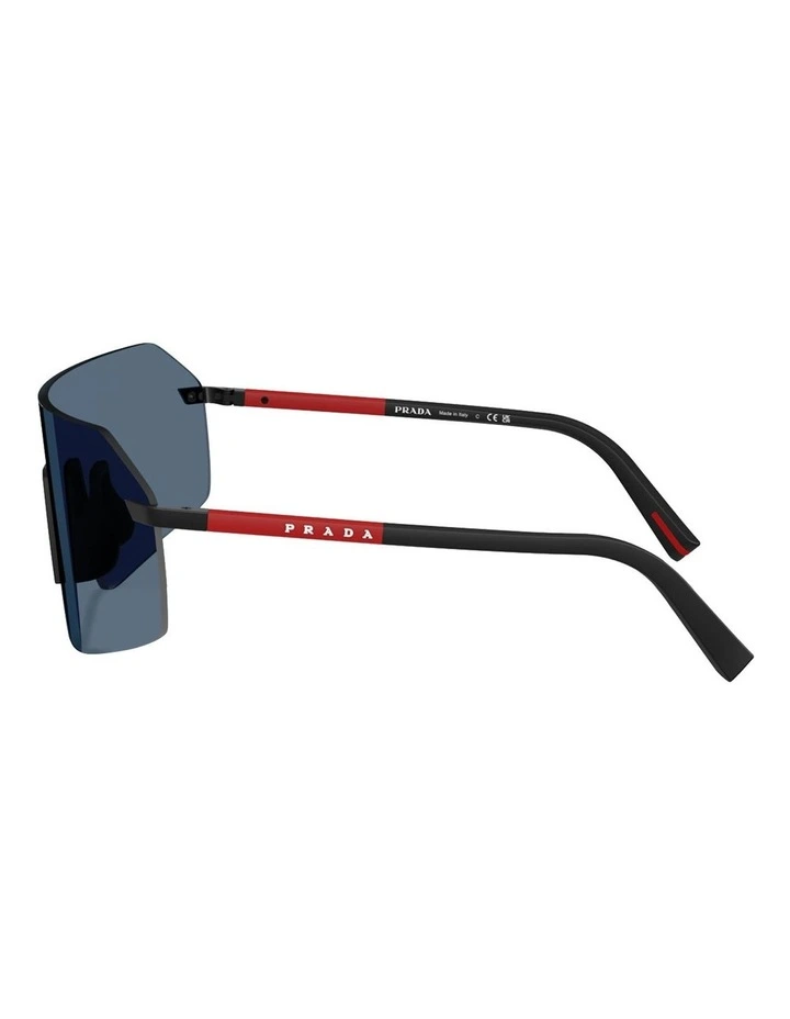 Metal Sunglasses in Black image 3