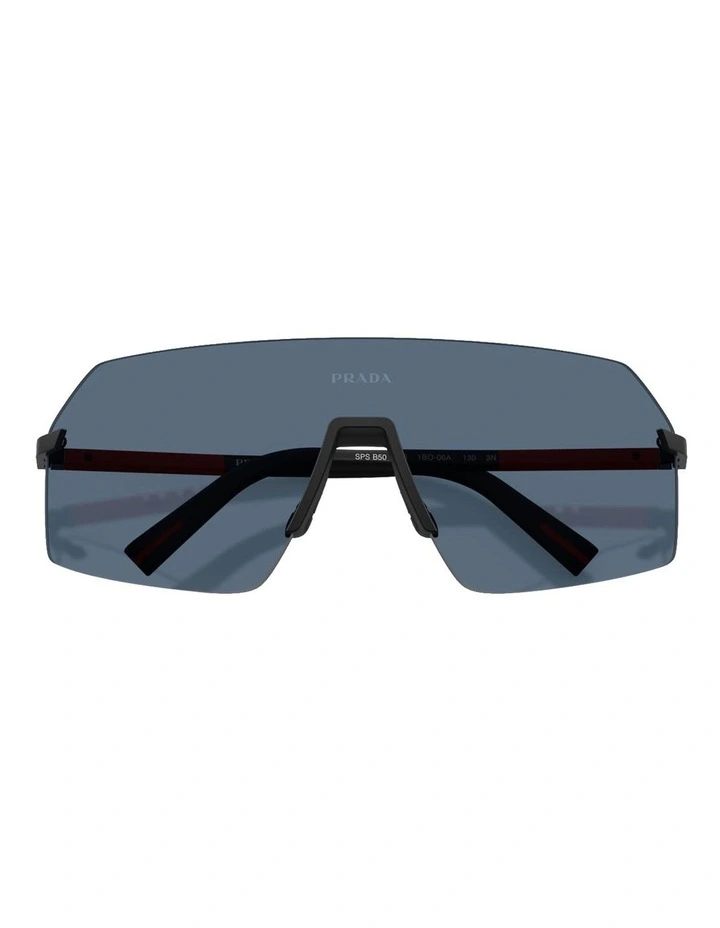 Metal Sunglasses in Black image 5