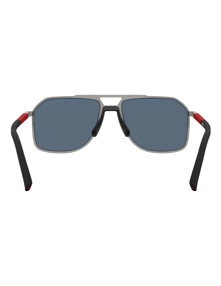 Metal Sunglasses in Silver image 4