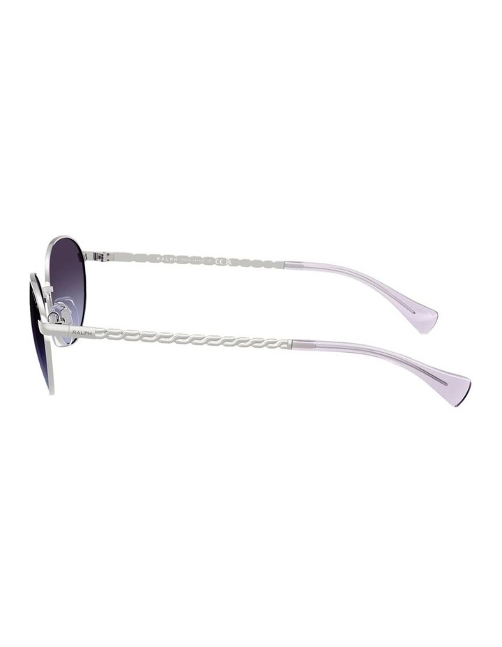 Metal Sunglasses in Silver image 3
