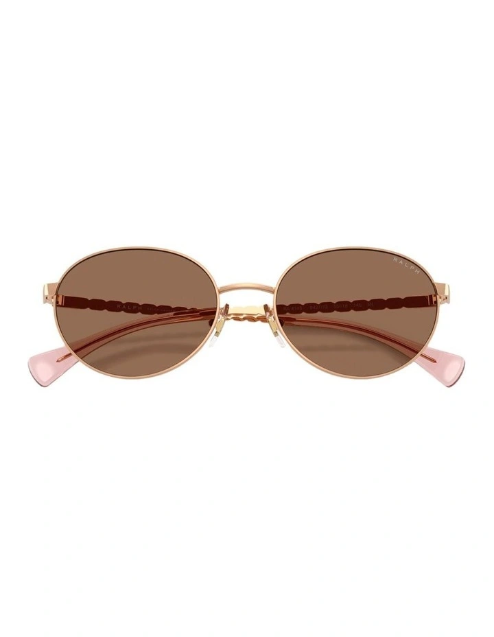 Metal Sunglasses in Pink image 4