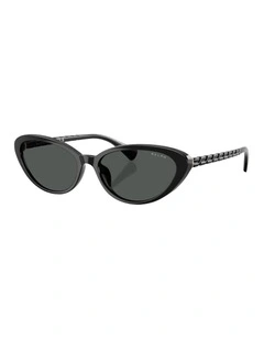 Injected Sunglasses in Black