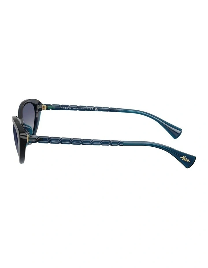 Injected Sunglasses in Blue image 3
