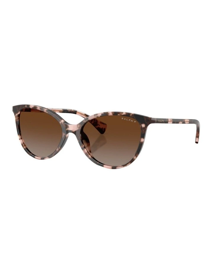 Acetate Polarised Sunglasses in Pink image 1