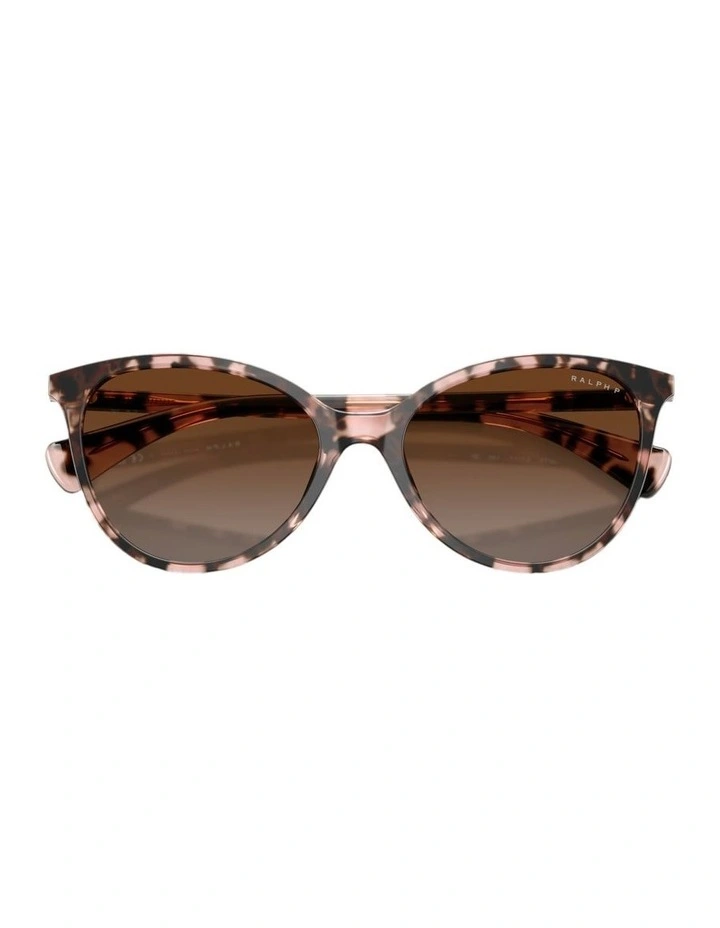 Acetate Polarised Sunglasses in Pink image 4