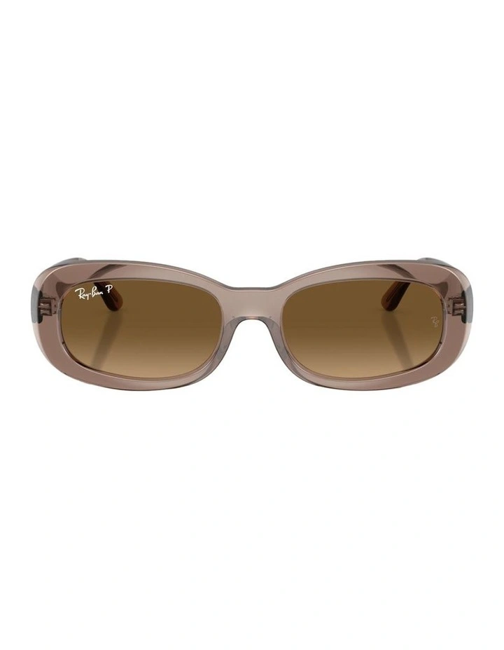 Propionate Polarised Sunglasses in Beige image 1