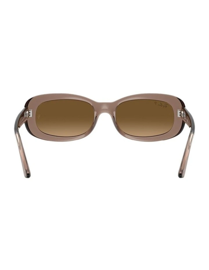 Propionate Polarised Sunglasses in Beige image 3