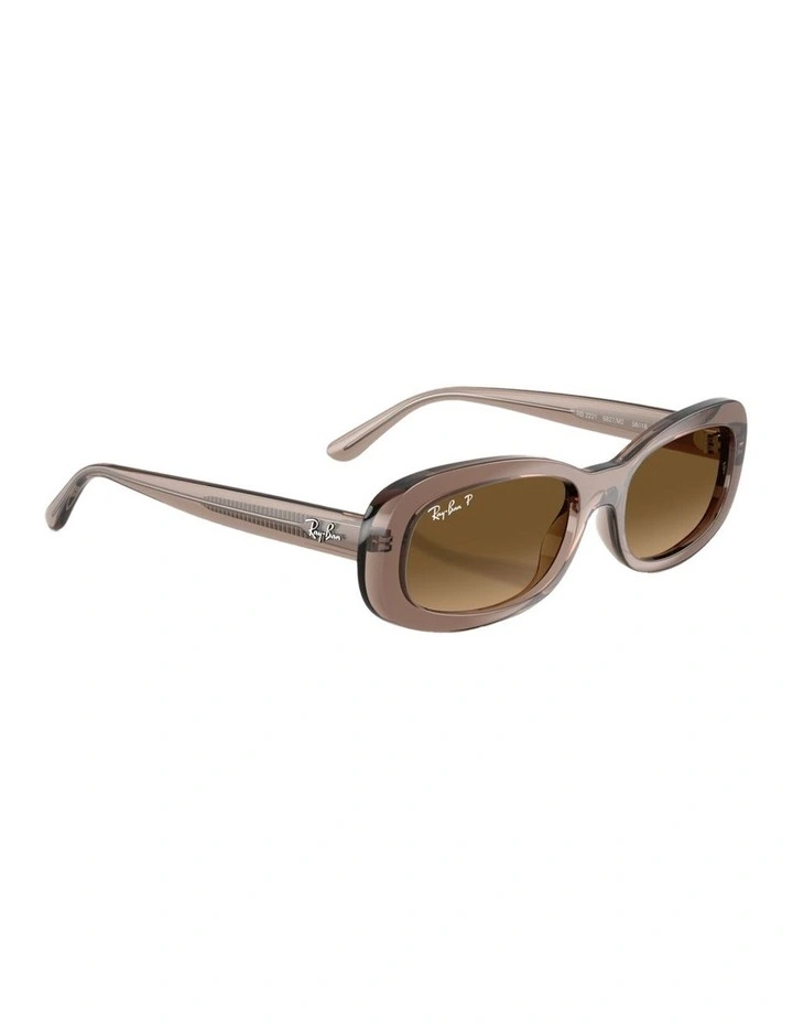 Propionate Polarised Sunglasses in Beige image 5