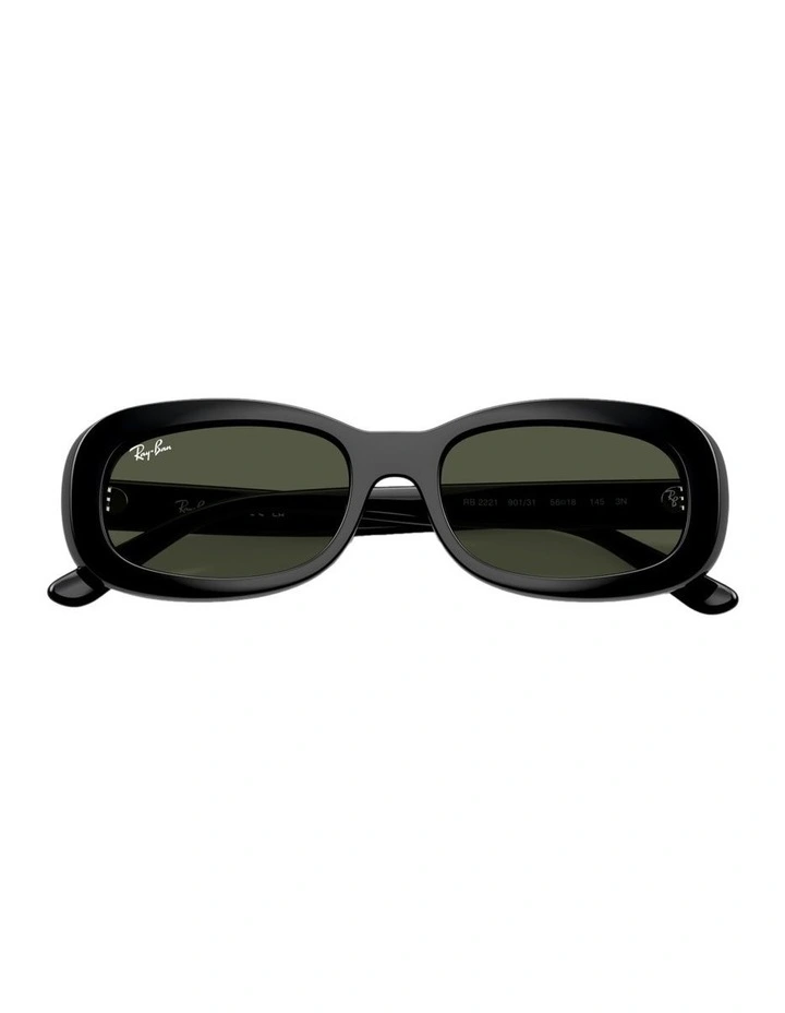 Propionate Sunglasses in Black image 3