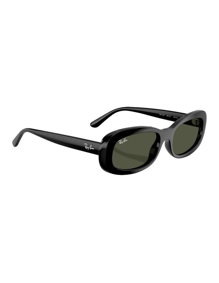 Propionate Sunglasses in Black image 4