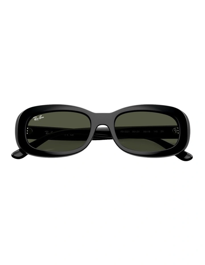 Propionate Sunglasses in Black image 3