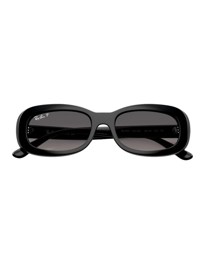Propionate Polarised Sunglasses in Black image 4