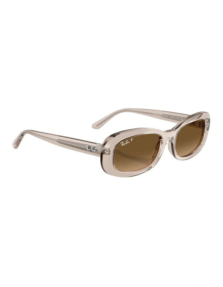 RB2221 Acetate Polarised Sunglasses in Beige image 5