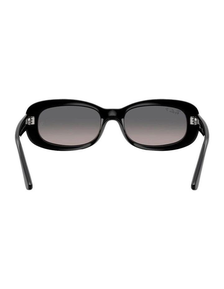 RB2221 Acetate Polarised Sunglasses in Black image 2