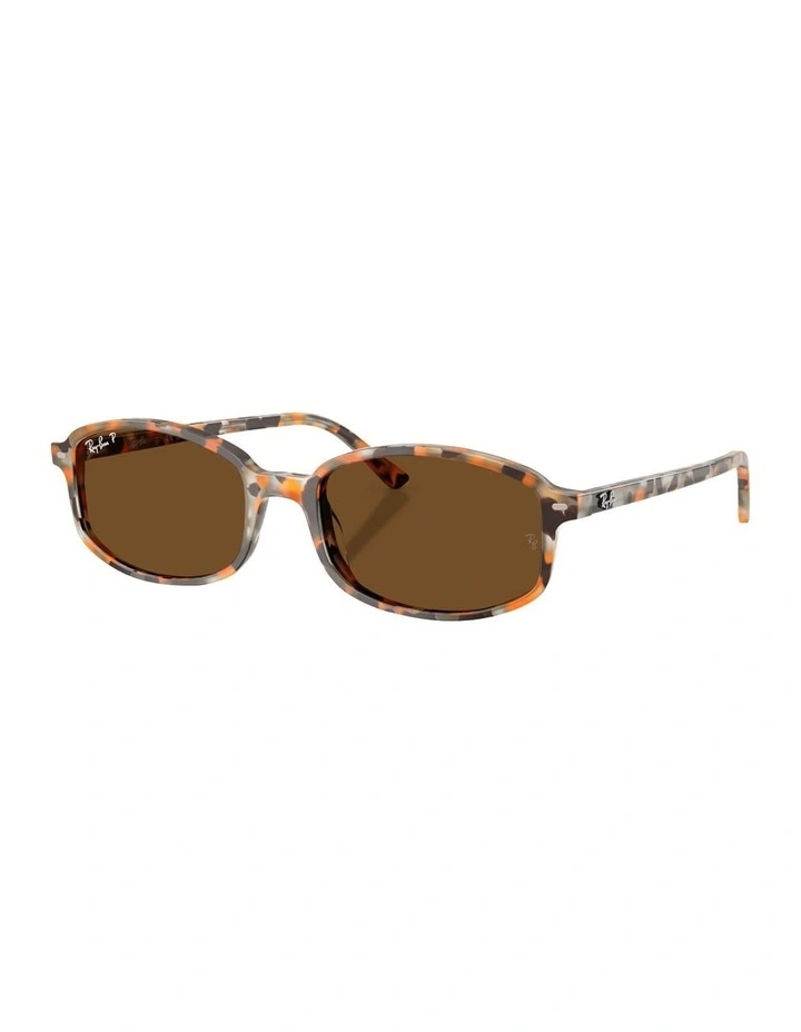 Sam Acetate Polarised Sunglasses in Brown image 1