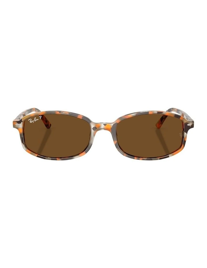 Sam Acetate Polarised Sunglasses in Brown image 2