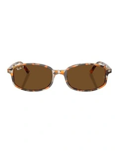 Sam Acetate Polarised Sunglasses in Brown