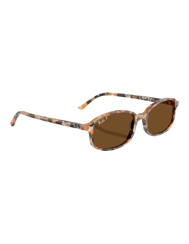 Sam Acetate Polarised Sunglasses in Brown image 4