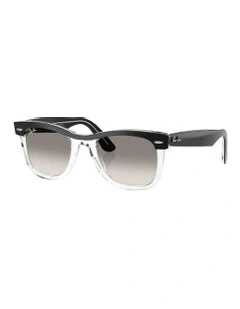 Wayfarer Street Neat Acetate Sunglasses in Black