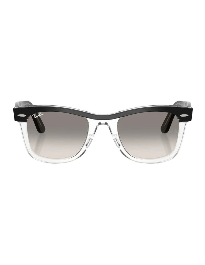 Wayfarer Street Neat Acetate Sunglasses in Black image 2